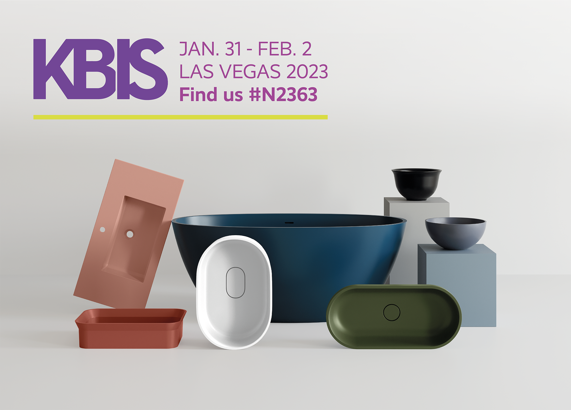 WE INVITE YOU TO VISIT US AT KBIS 2023
